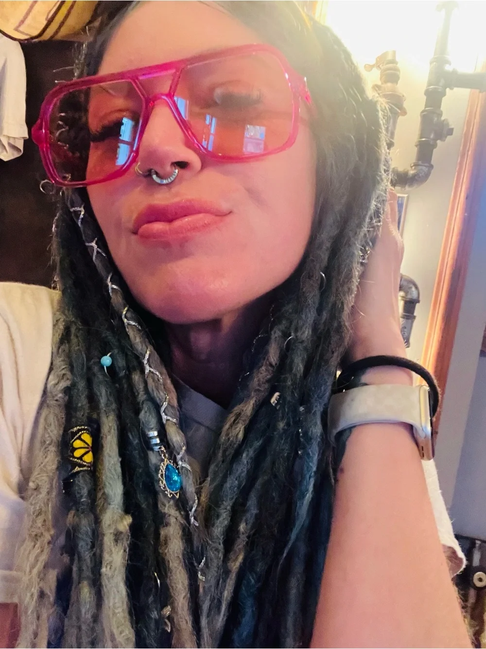 Spitfire Cut Fifty Sunglasses — Bright Pink / Blush